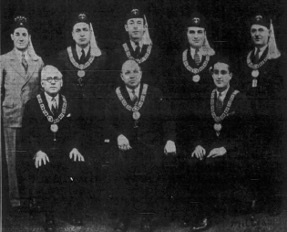1936 - Installation of Bergen Knights Chapter Officers