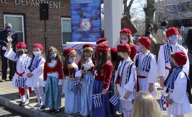 2021 Greek Independence Day Ceremony in Englewood Cliffs, New Jersey