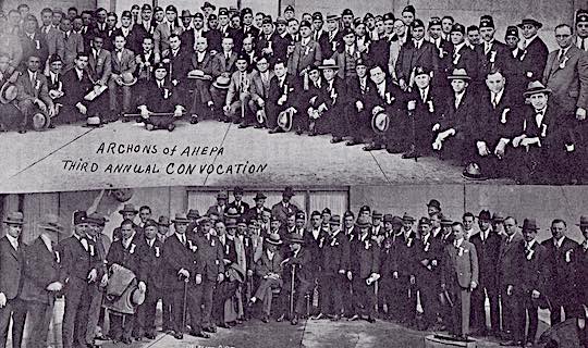 Officers and delegates at the 1925 Chicago Supreme Convention