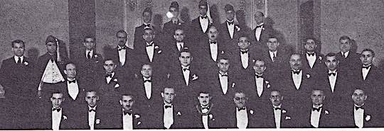 1933 - Installation of officers of the Metropolitan New York City chapters
