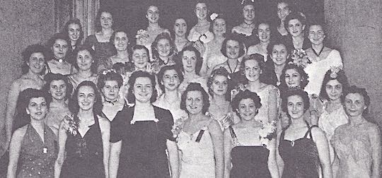 1939 - Daughters of Penelope 'Hermione' Chapter (Washington DC) officers and members