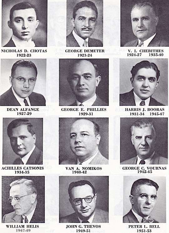 AHEPA Past Supreme Presidents